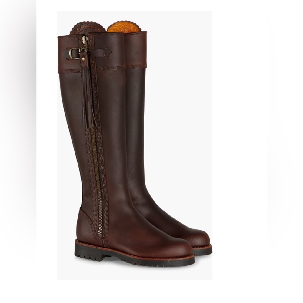 Penelope Chilvers Long Tassel Conker Knee High Boots 37=6